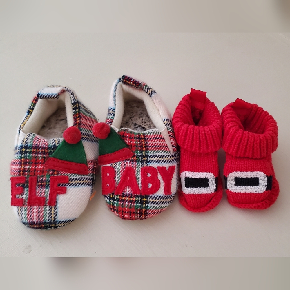 Christmas Baby footies